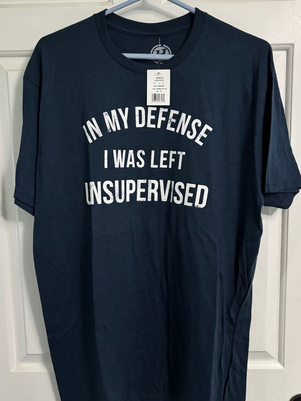 Men’s Navy Blue Short-Sleeve Graphic Tee